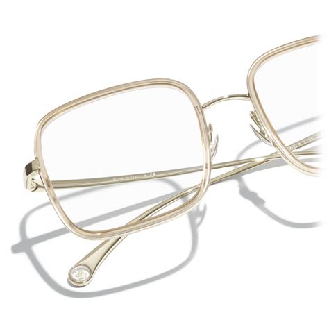 occhiali chanel d'oro|Chanel optical eyewear online.